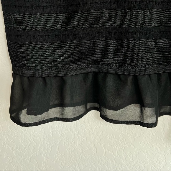 MING WANG BEADED BLACK WOMEN BLOUSE SIZE XS BRAND NEW - Picture 4 of 4